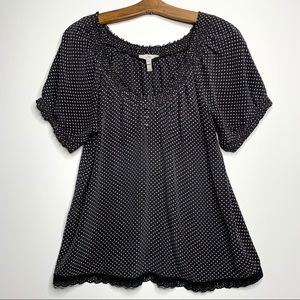 Joie Women's 100% Silk Micro Floral Blouse